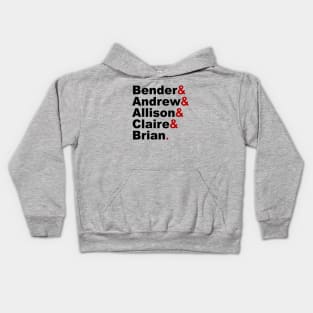 The breakfast club Kids Hoodie